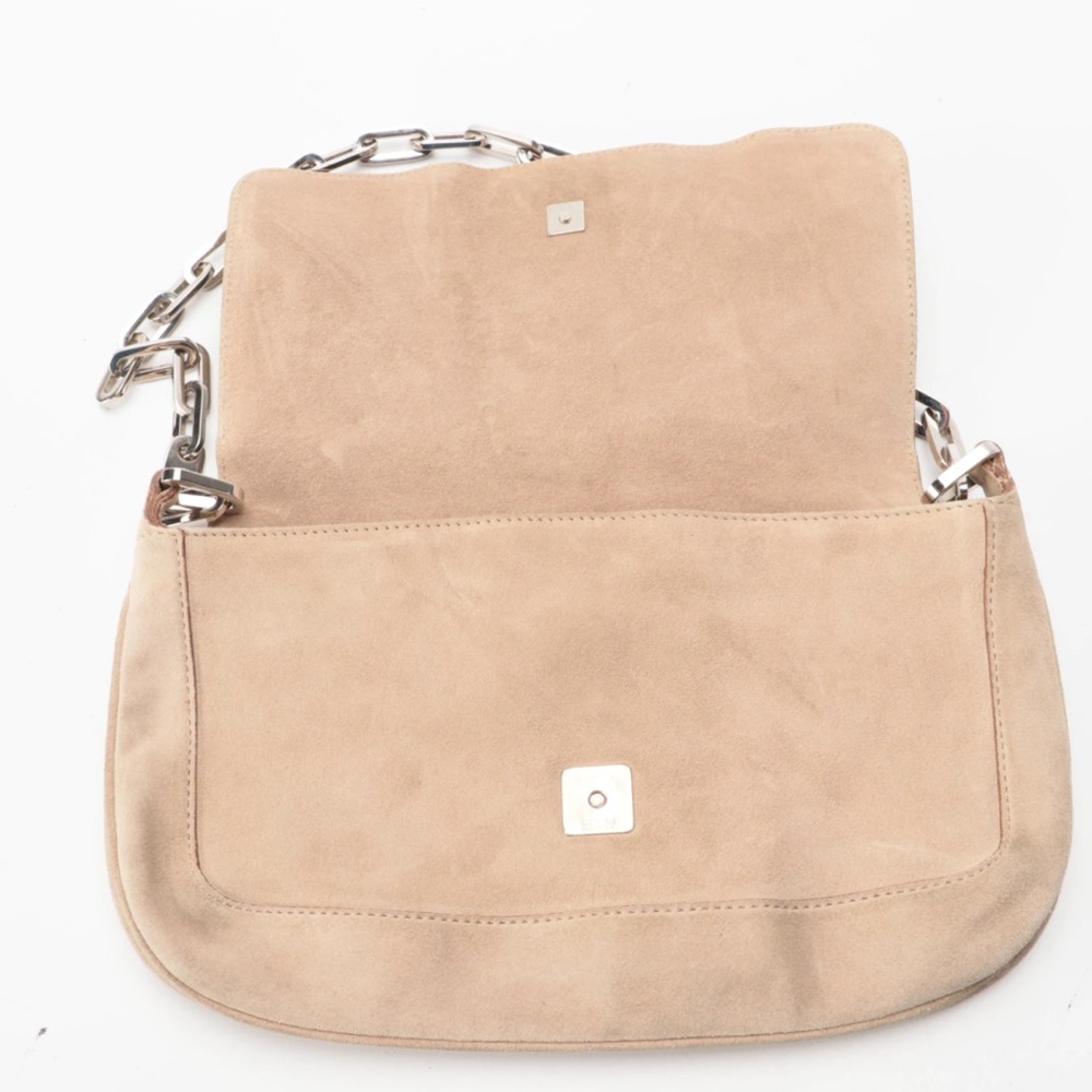 Gucci Suede Flap Front Shoulder Bag with Dustbag! - Picture 6 of 14